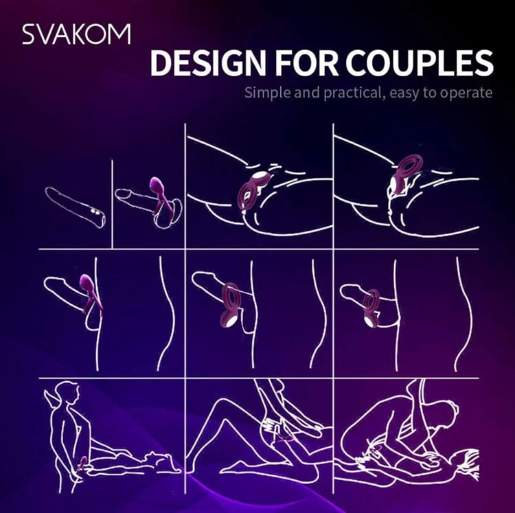 Vòng Rung Svakom Tammy 5 Chế Độ Siêu Bền Tăng Cảm Giác Phê