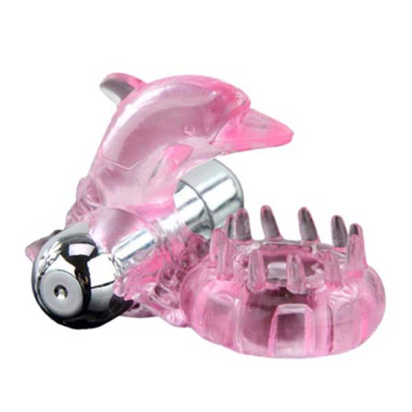 Vòng Rung Baile Cá Heo Silicon Chống Nước 10 Chế Độ Tăng Khoái