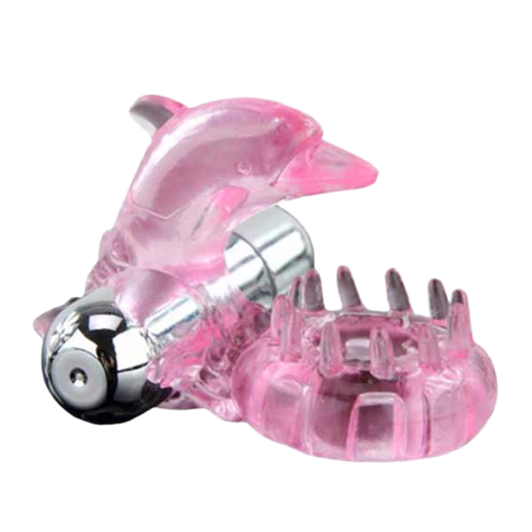 Vòng rung cá heo Baile 10 chế độ gai mềm chống nước tăng khoái cảm 