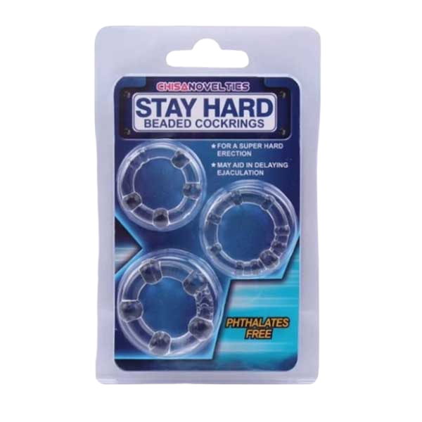 Bộ 3 vòng đeo Stay Hard silicon mềm mại kéo dài quan hệ Nam Mỹ 