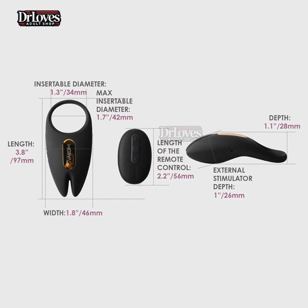 Vòng Đeo Dương Vật Svakom Winni 2 Rung Chống Nước Kích Thích