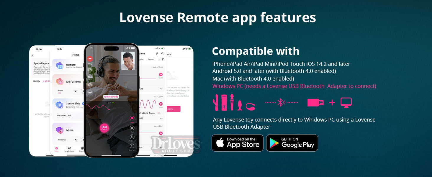 Bảng giá Vòng Rung Massage Lovense Gush Điều Khiển App loại tốt