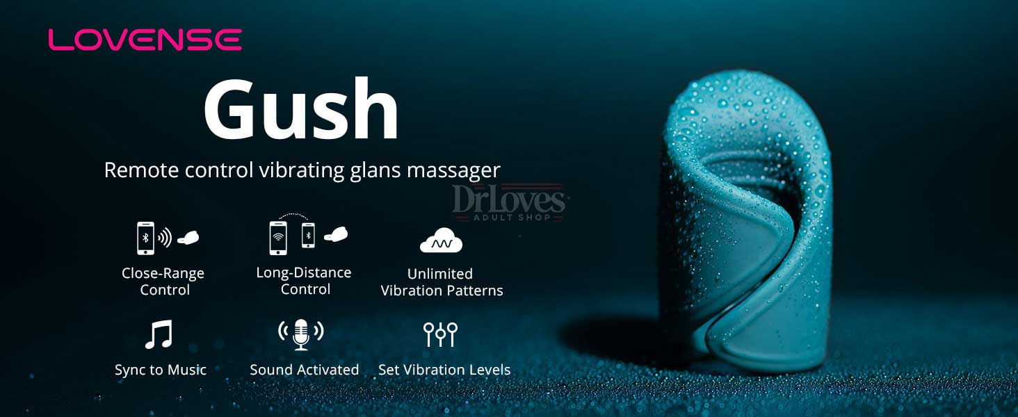 Vòng rung massage Lovense Gush kết nối App, 10 chế độ rung mạnh mẽ