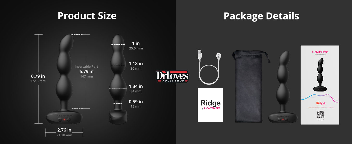 Lovense Ridge Máy Rung Hậu Môn Tăng Khoái Cảm Đỉnh Cao