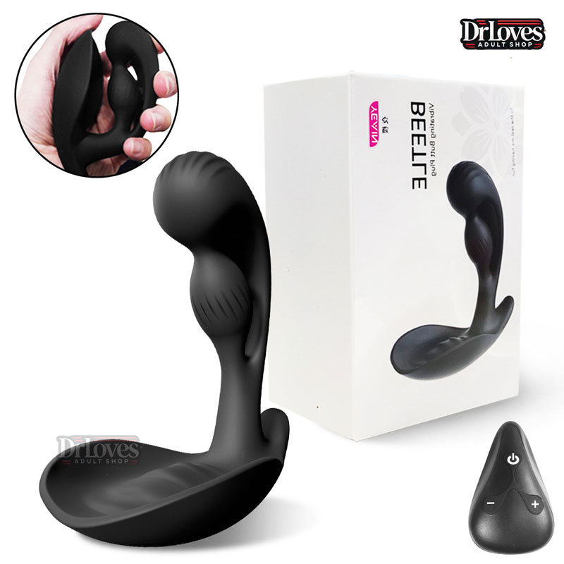 Máy rung hậu môn Yeain Beetle 12 chế độ điều khiển remote rung mạnh 