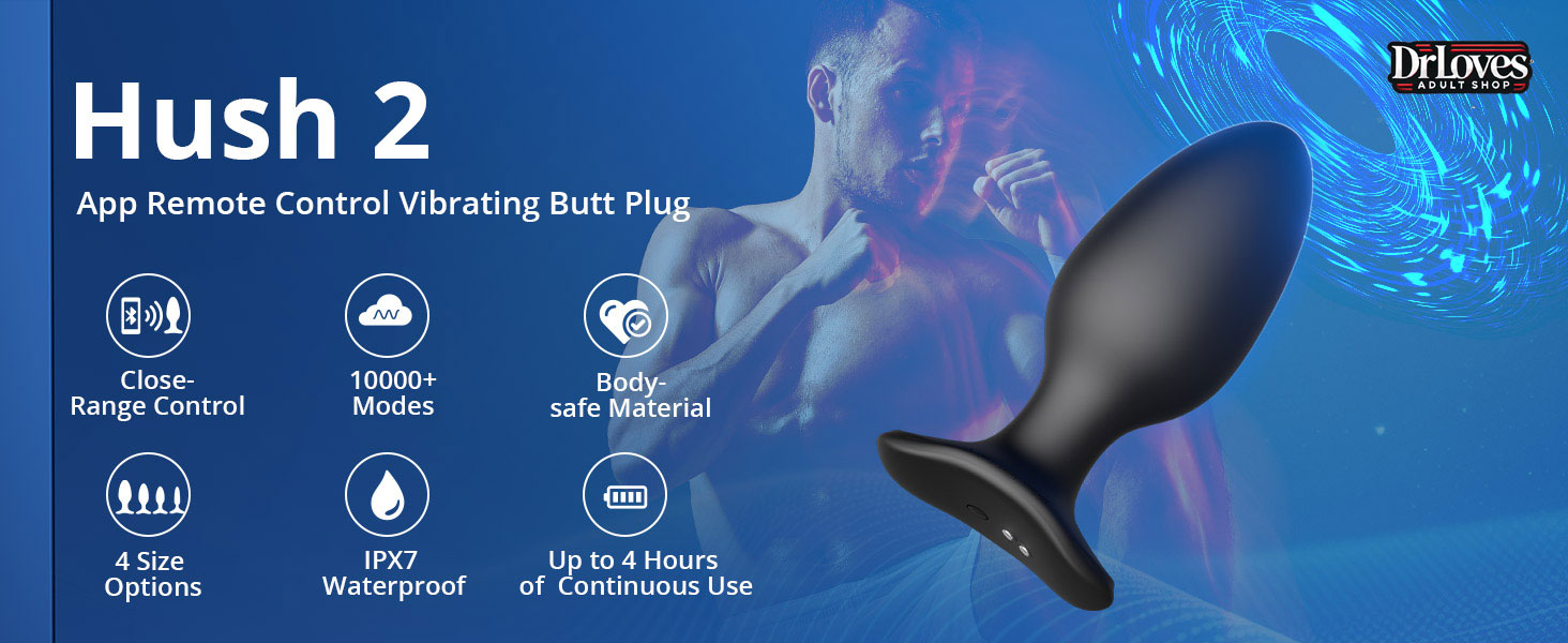 Máy Rung Hậu Môn Lovense Hush 2 App Điều Khiển Kích Thích Mạnh Mẽ