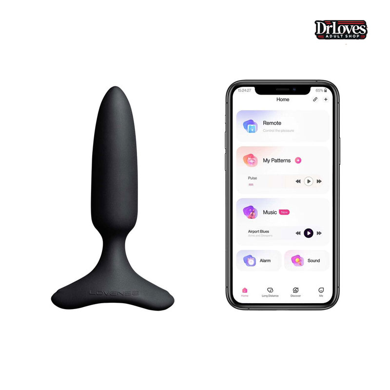 Máy rung hậu môn Lovense Hush 2 điều khiển app rung mạnh êm ái 