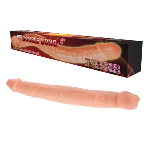 Dương Vật Giả Baile Double Dong 2 Đầu 14 Inch Silicon Nguyên Khối 
