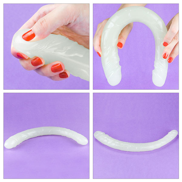 Dương Vật Giả 2 Đầu Dạ Quang Lumino Silicon Mềm Mại Kích Thích