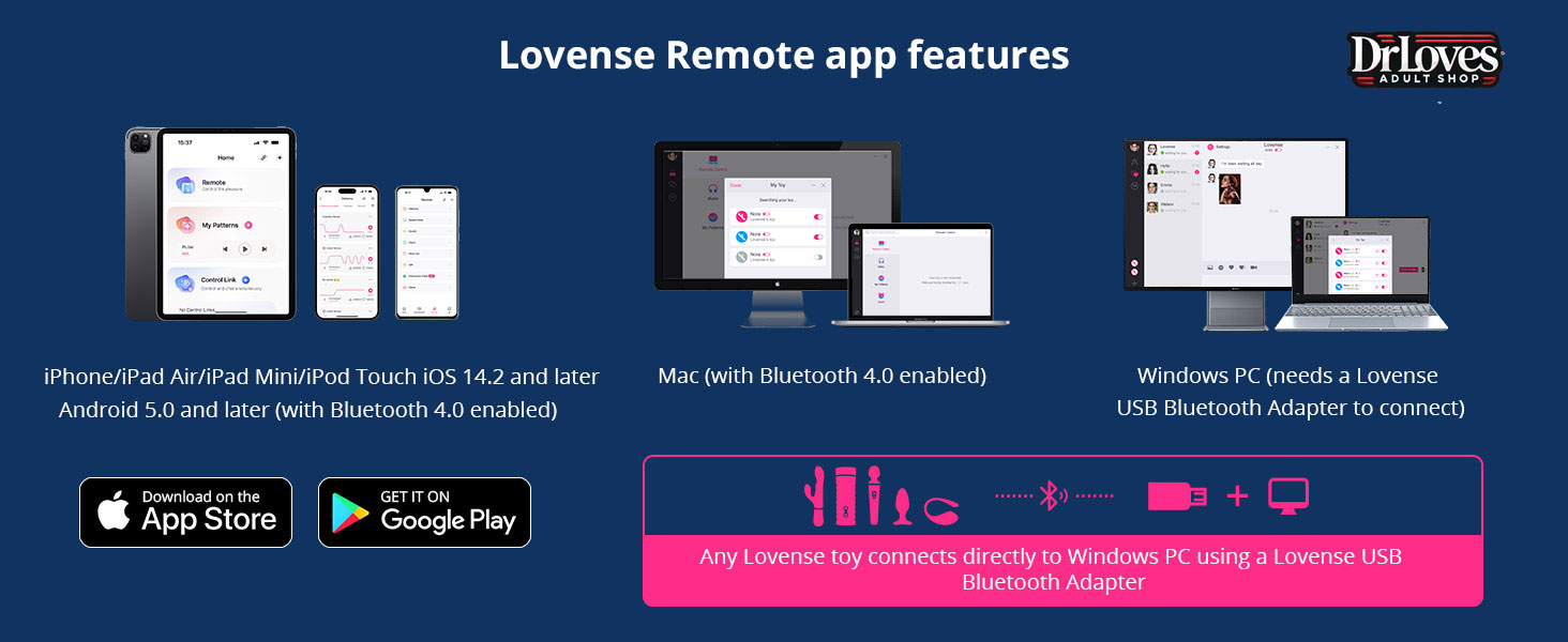 Súng Lovense Sex Machine 2 đầu điều khiển app đa chế độ rung