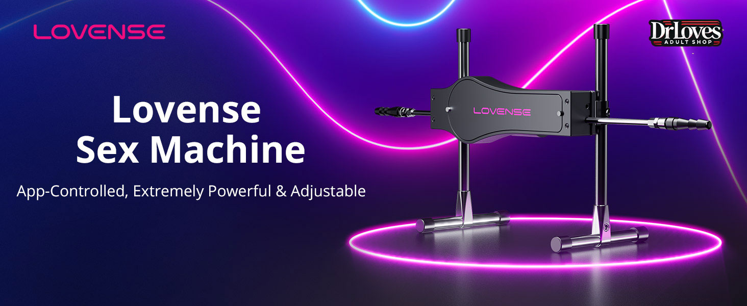 Súng Lovense Sex Machine 2 đầu điều khiển app đa chế độ rung