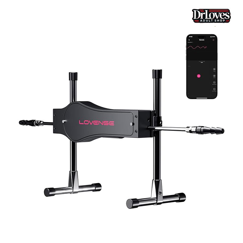 Súng Lovense Sex Machine 2 Đầu Điều Khiển App Công Nghệ Cao 