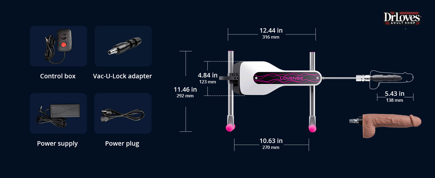 Súng Mini Lovense Cao Cấp Rung Thụt Điều Khiển App Thông Minh