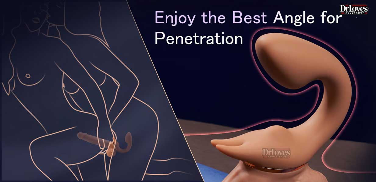 Dương vật giả 2 đầu YEAIN 13.5inch rung thụt chống nước tiện lợi