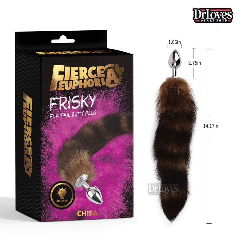 Phích hậu môn inox Frisky Fox tail đuôi cáo lông mềm mại