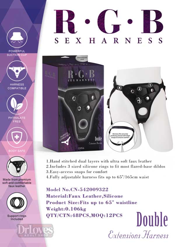 Đai Dương Vật RGB Double Extensions - Độc Quyền Giá Sốc