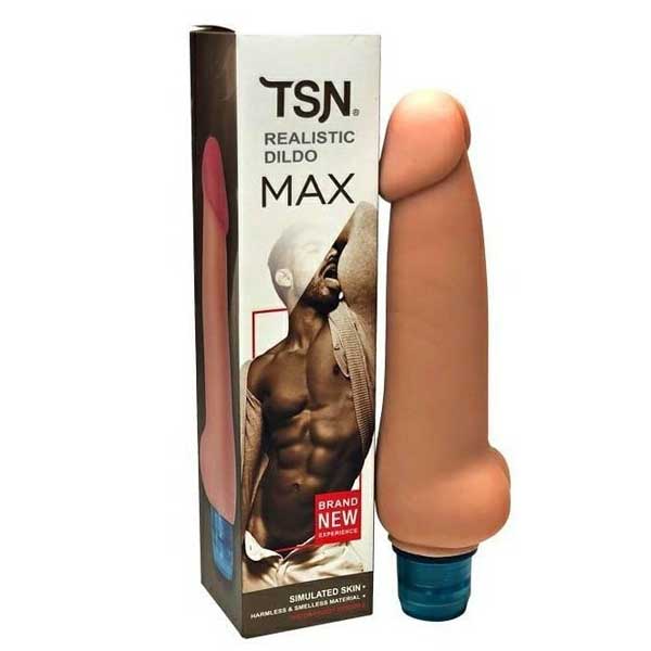 Dương vật giả TSN Max rung nhiều tần số pin AAA bền bỉ