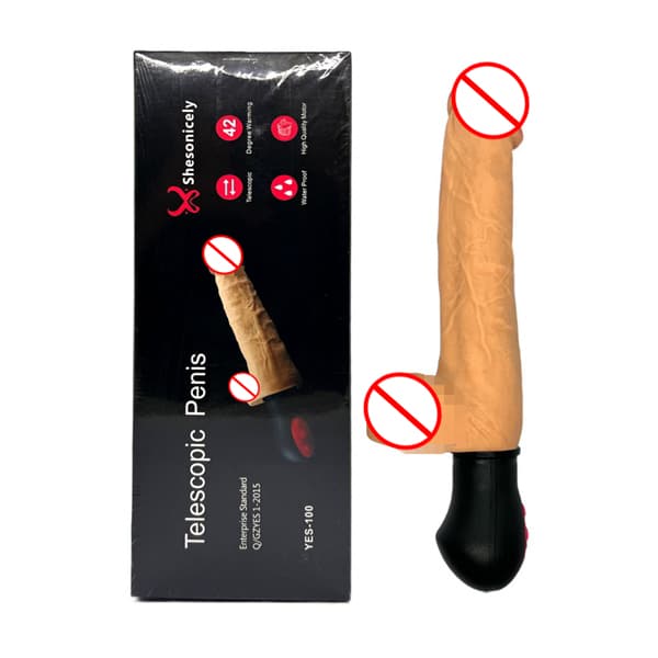 Dương vật giả Shesonicely Yes-100 phát nhiệt rung thụt 