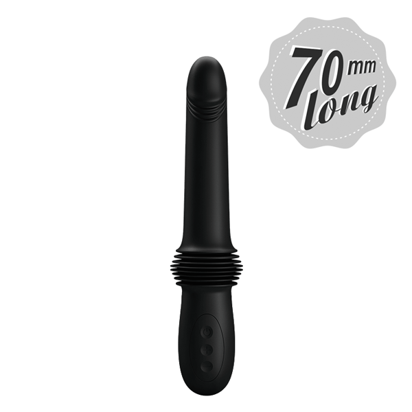 PrettyLove Pazuzu Powerful Rumble Thrusting Dildo with Strong Vibes