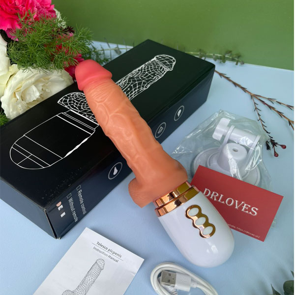 Dương Vật Giả 10 Chế Độ Rung Thụt Nhiệt Kích Thích Tự Sướng