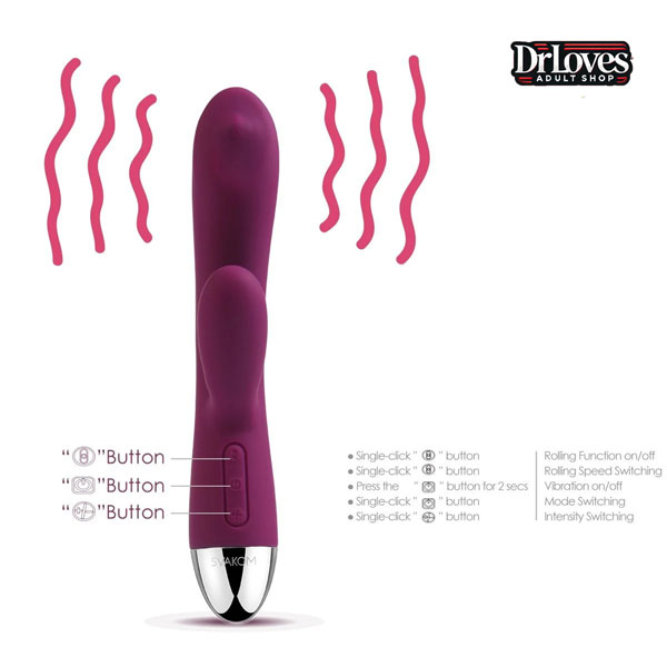 Premium Svakom Trysta Waterproof Dual Stimulation Vibrator
