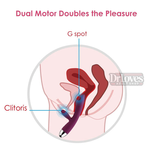 Premium Svakom Trysta Waterproof Dual Stimulation Vibrator