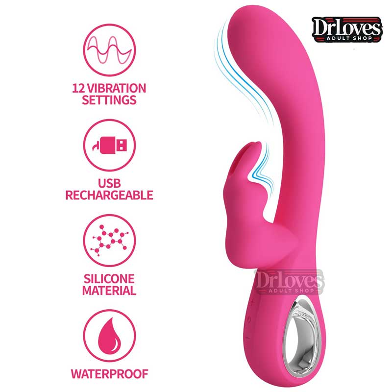 PrettyLove Navak 12-Mode Dual Motor Waterproof Vibrator