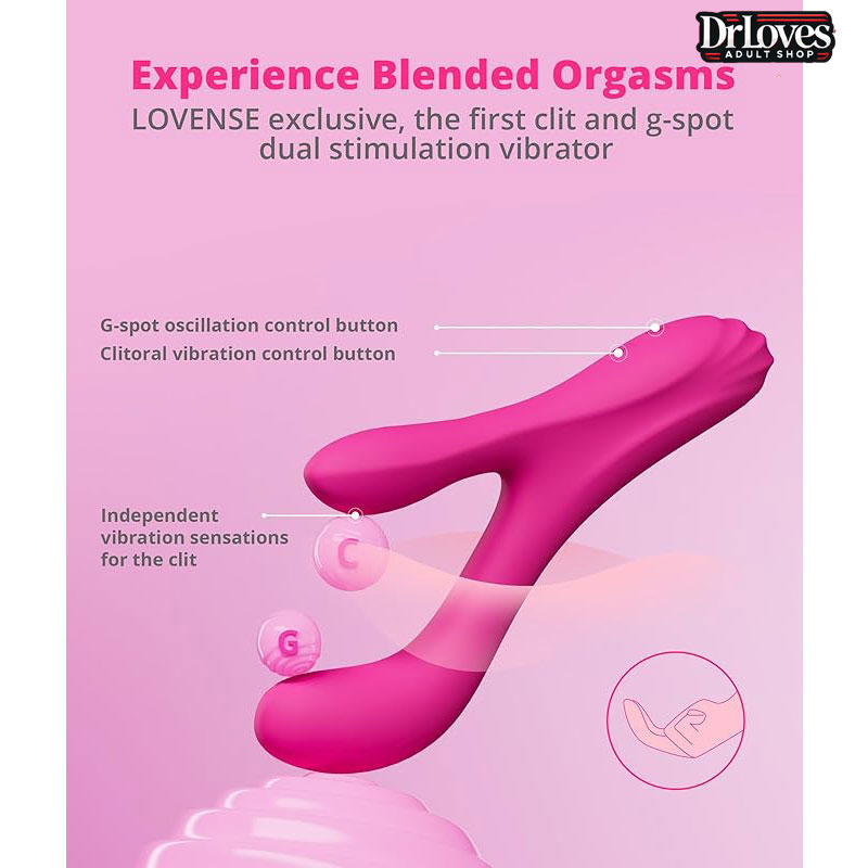 Lovense Osci 3 chính hãng máy rung cao cấp rung kép sưởi ấm
