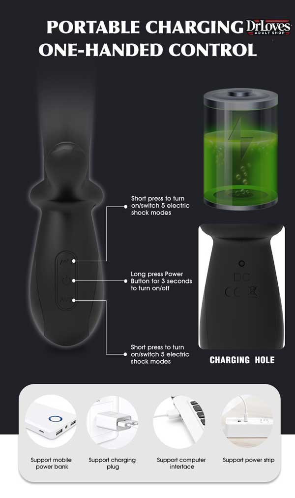 Máy Rung Cầm Tay EROS Electro Sword Rung Mạnh Kích Thích Đỉnh