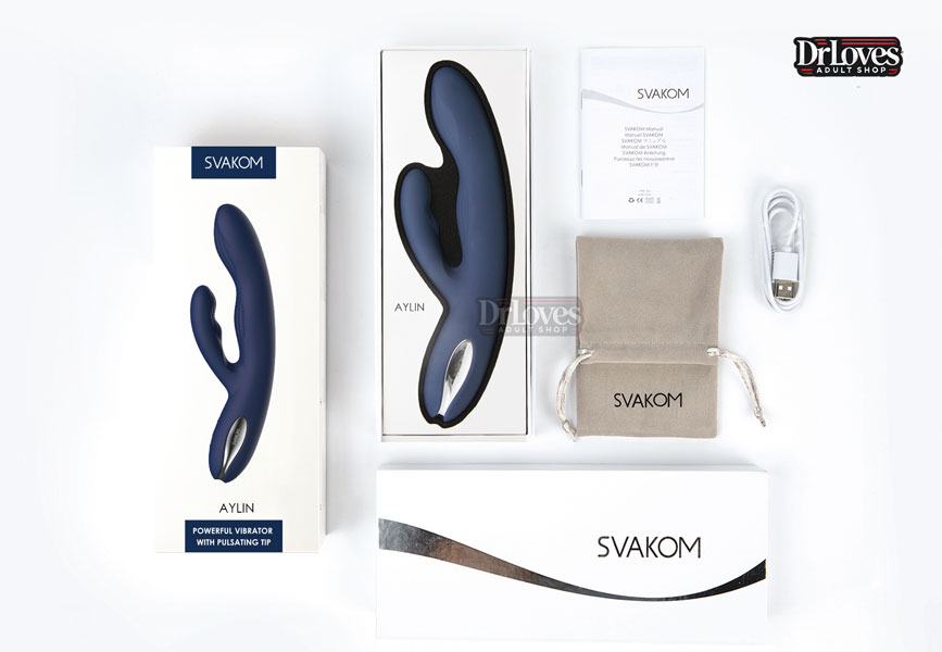 Dương Vật Giả Svakom Aylin Rung Đa Tần Massage Sung Sướng