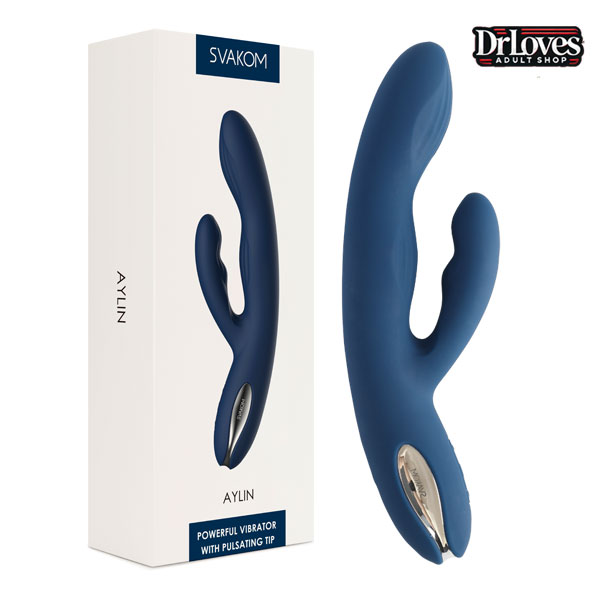 Dương vật giả Svakom AYLIN rung đa tần số chống nước sạc pin tiện lợi 