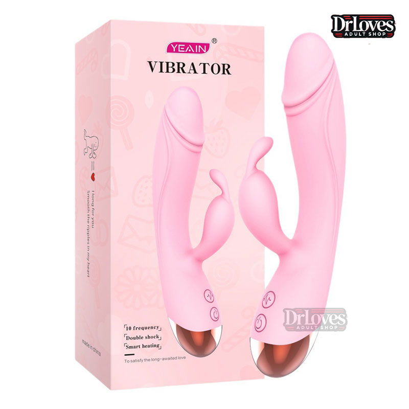 Dương vật giả rung thỏ Yeain 12 chế độ sưởi ấm chống nước