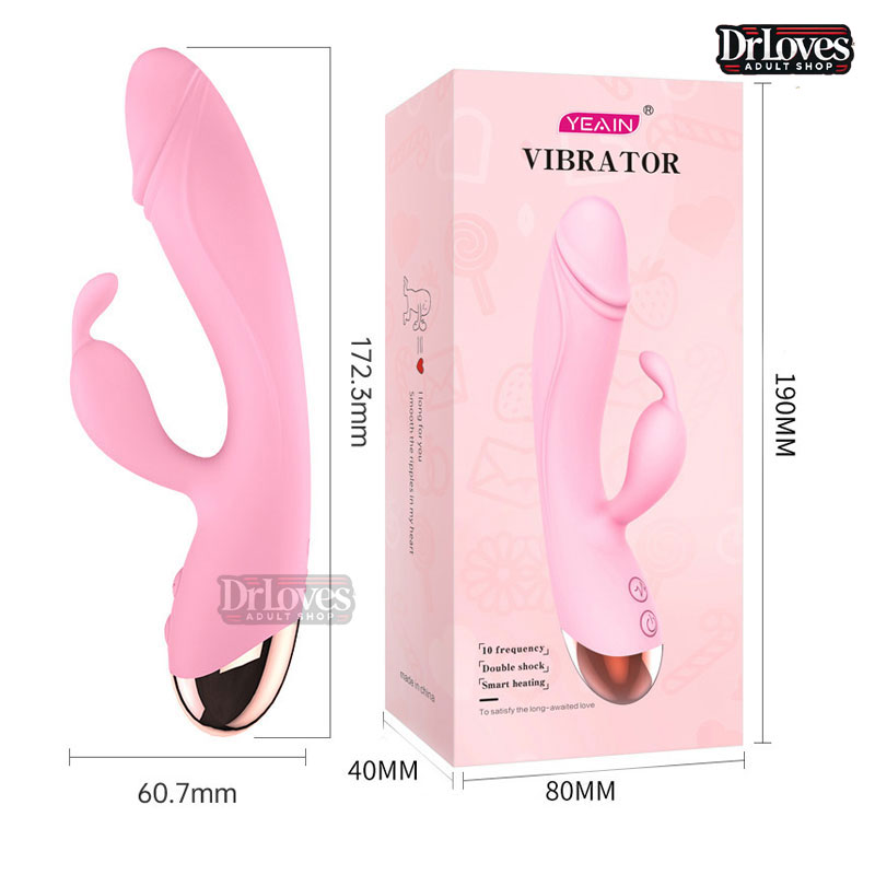 Dương Vật Giả Rung Thỏ Yeain 10 Chế Độ Sưởi Ấm Kích Thích Mua