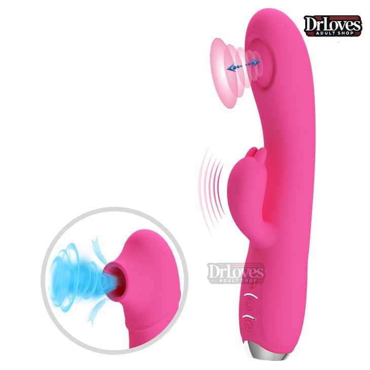 Dương vật giả PrettyLove Regena 12 chế độ rung sạc pin chống nước