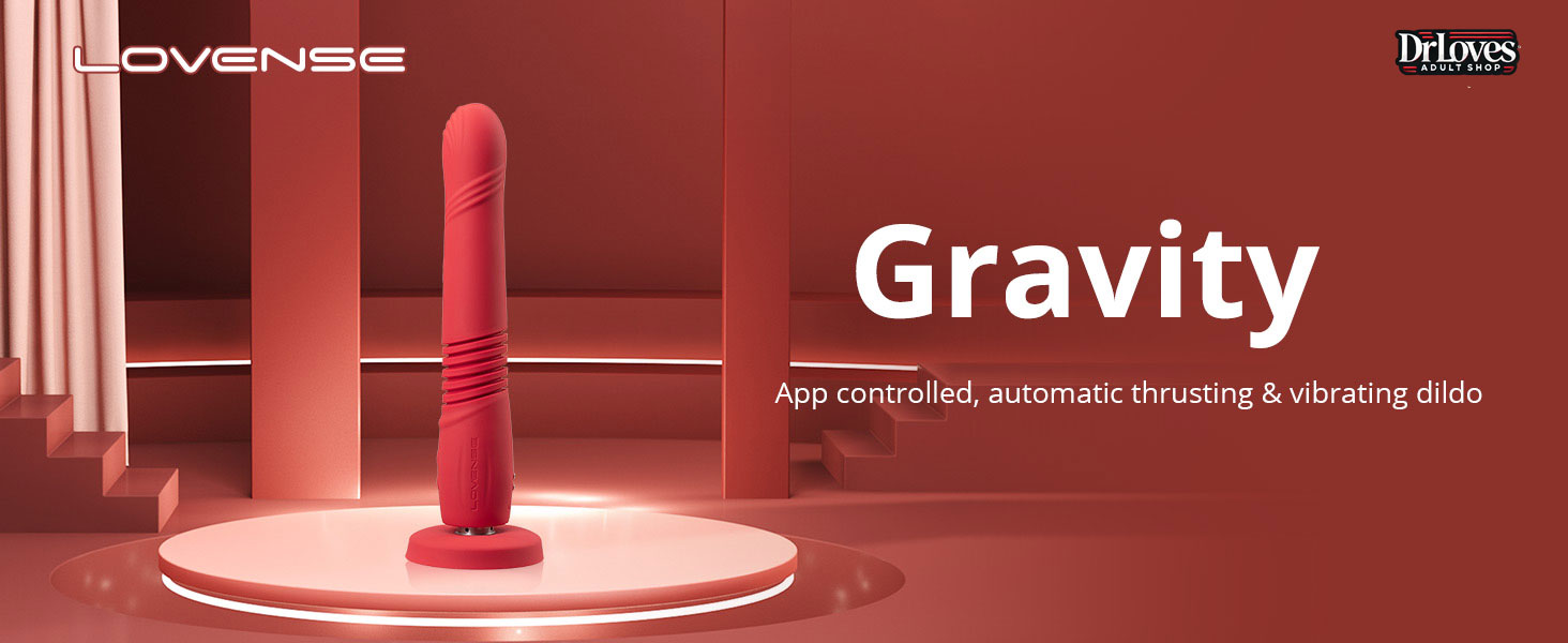 Dương Vật Giả Lovense Gravity Rung Thụt Kết Nối App Cao Cấp