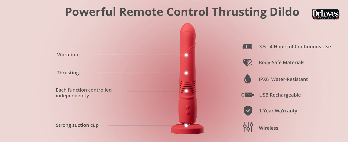 Dương Vật Giả Lovense Gravity Rung Thụt Kết Nối App Cao Cấp