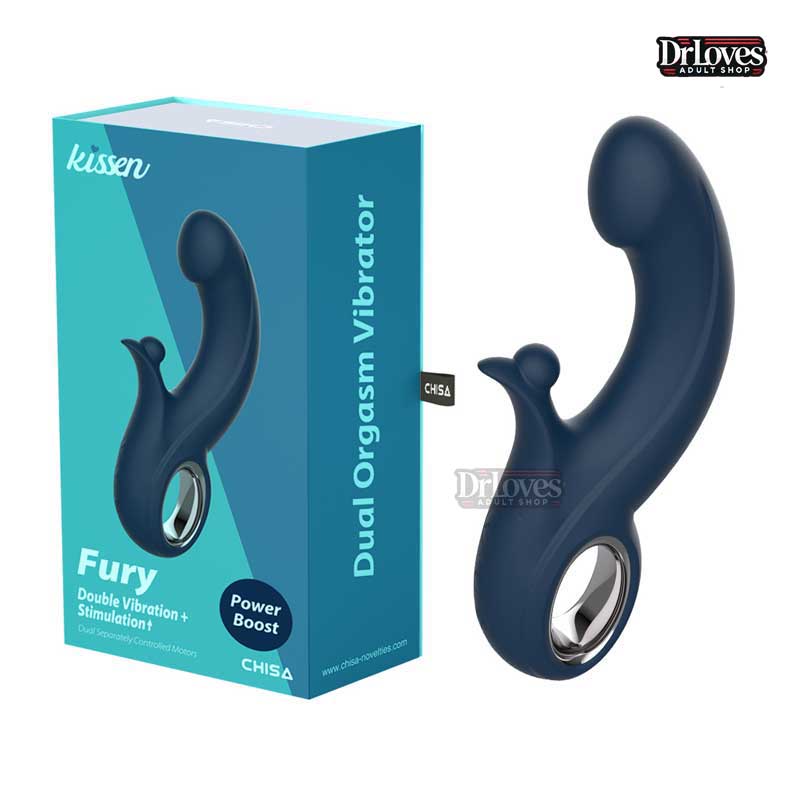 Dương vật giả Kissen FURY 10 chế độ rung mạnh, chống nước an toàn 