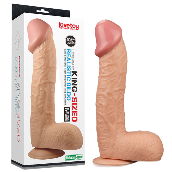 Dương Vật Giả Gắn Tường Lovetoy King Size 10.5 Inch Siêu Thật 
