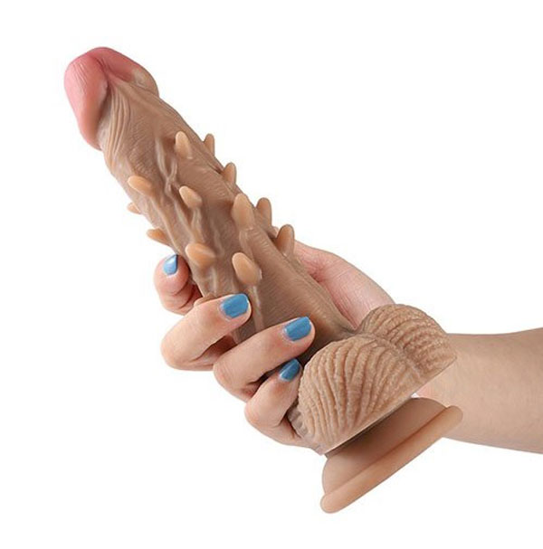 Dương Vật Giả JIUAI Gắn Tường Gai Nổi Siêu Mềm Thoải Mái Mua Ngay