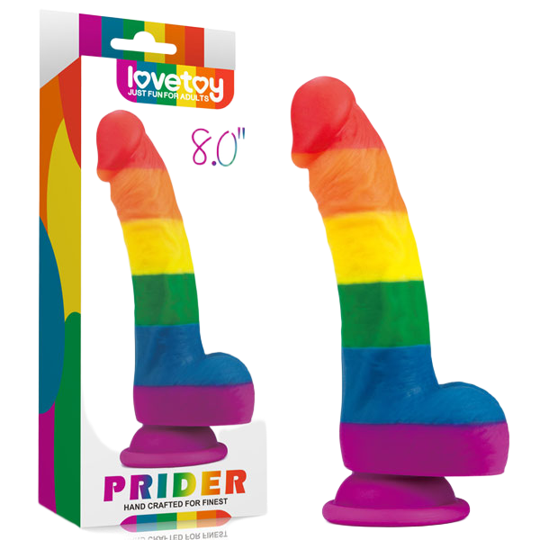 Dương Vật Giả Gắn Tường LoveToy Prider 8″