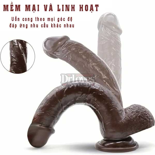 Dương Vật Giả Hercules Siêu To Chính Hãng Màu Đen