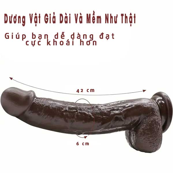 Dương Vật Giả Hercules Siêu To Chính Hãng Màu Đen