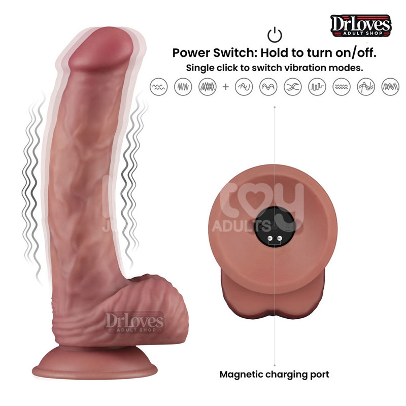 Dương Vật Giả Lovetoy 9 inch Rung Mạnh Trải Nghiệm Sướng