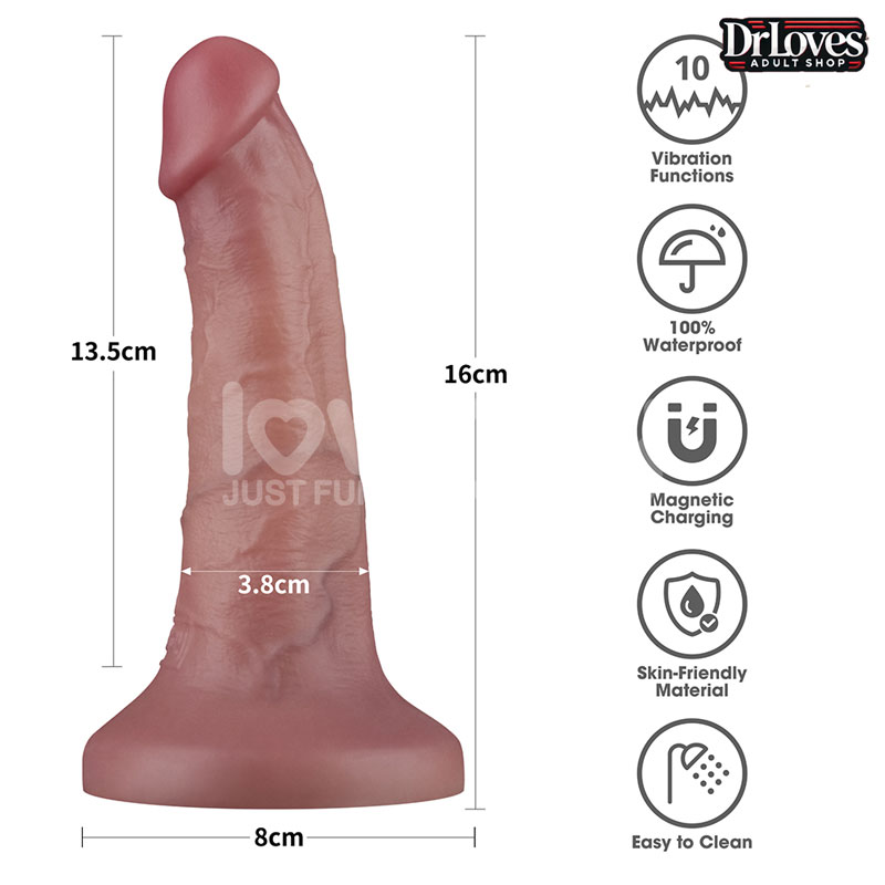 Dương Vật Giả Lovetoy 6 inch Rung Mạnh 10 Chế Độ Siêu Hot