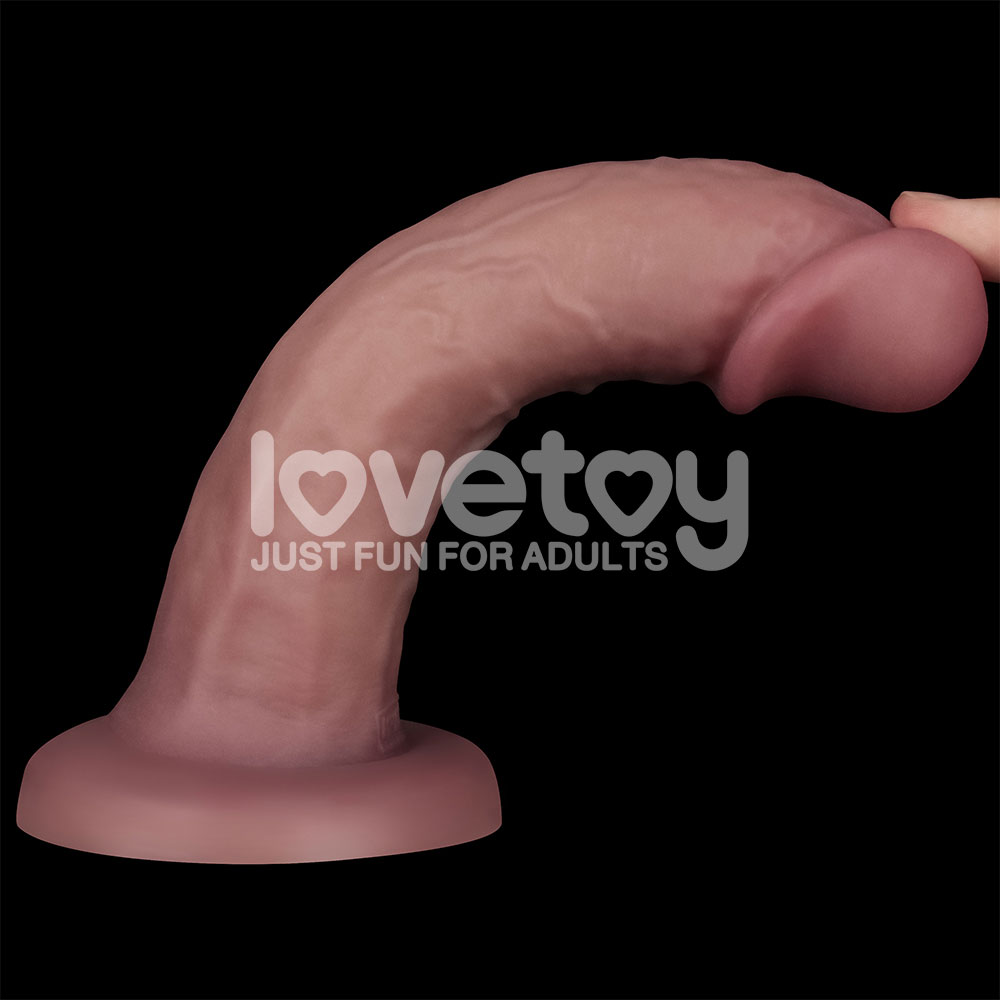 Dương vật giả gắn tường Lovetoy 8 inch 10 chế độ rung mạnh