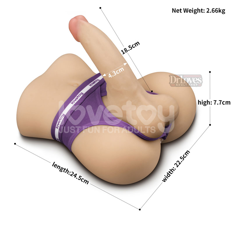 Búp Bê Bán Thân Lovetoy Streetgirl Silicon Mềm Mại Đàn Hồi Cao