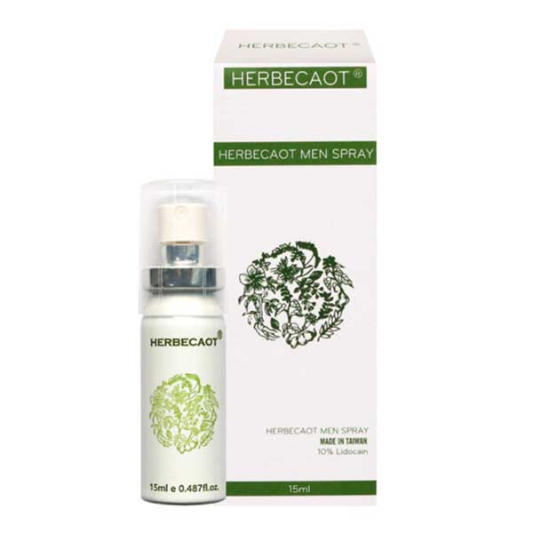 Herbecaot Đài Loan 15ml Xịt Kéo Dài Thời Gian Tình Dục Hiệu Quả