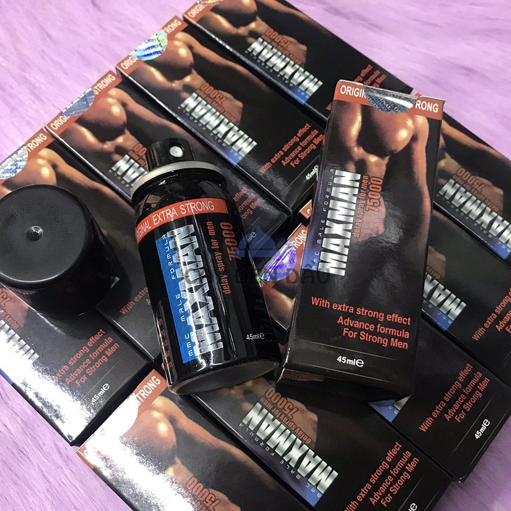 Maxman 75000 Đức xịt chống xuất tinh sớm hiệu quả kéo dài quan hệ