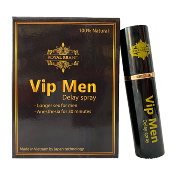 Chai xịt Vip Men kéo dài thời gian chống xuất tinh sớm dịu nhẹ 
