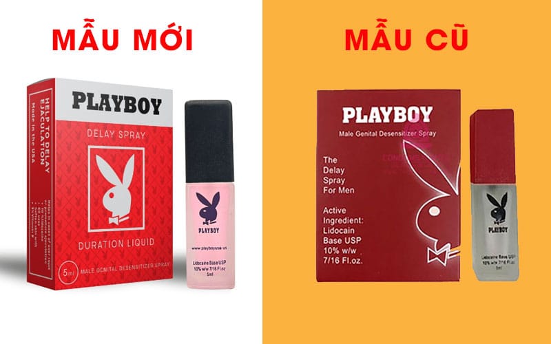 Chai Xịt Playboy Đỏ 5ml Kéo Dài Quan Hệ Chống Xuất Tinh Sớm